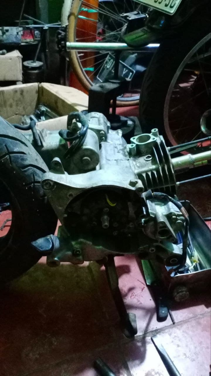 Dokumentasi AJM 18 di bengkel Ahad Jaya Motor