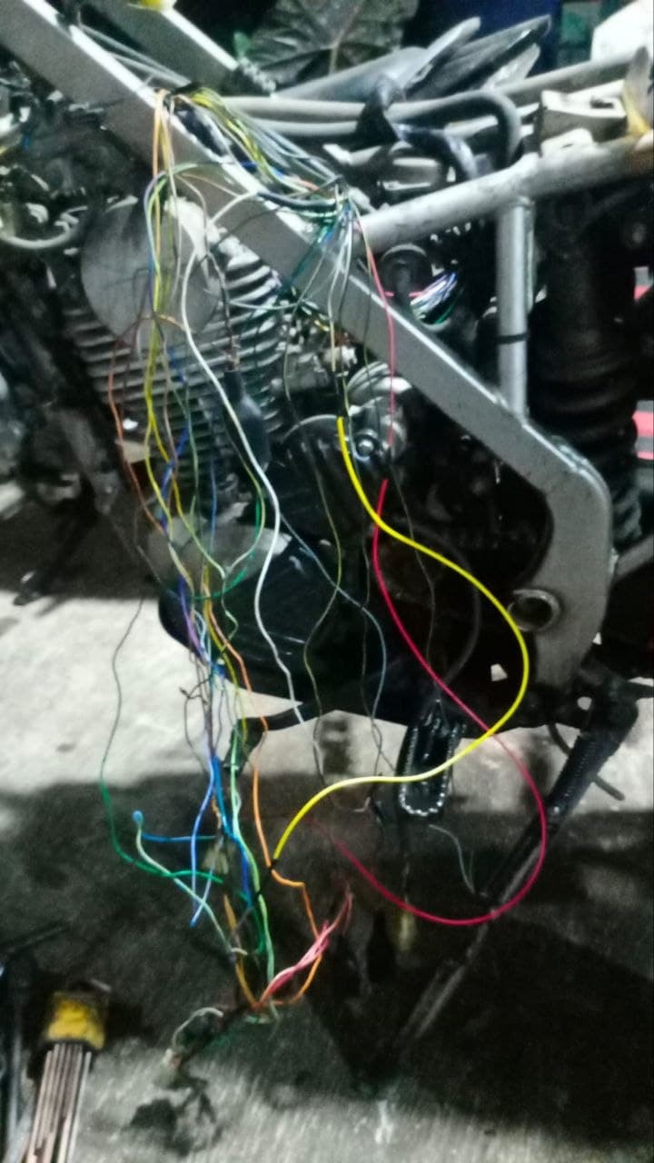 Dokumentasi AJM 25 di bengkel Ahad Jaya Motor